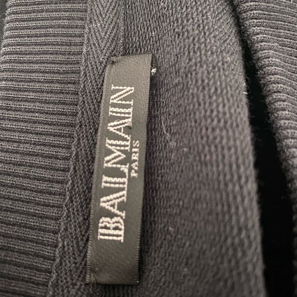 Balmain Black and Red/Pink Coin Logo Sweatshirt - Picture 7 of 10